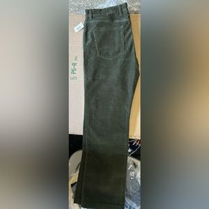 GOODTHREADS OLIVE 35W X 29L CORDUROY PANTS